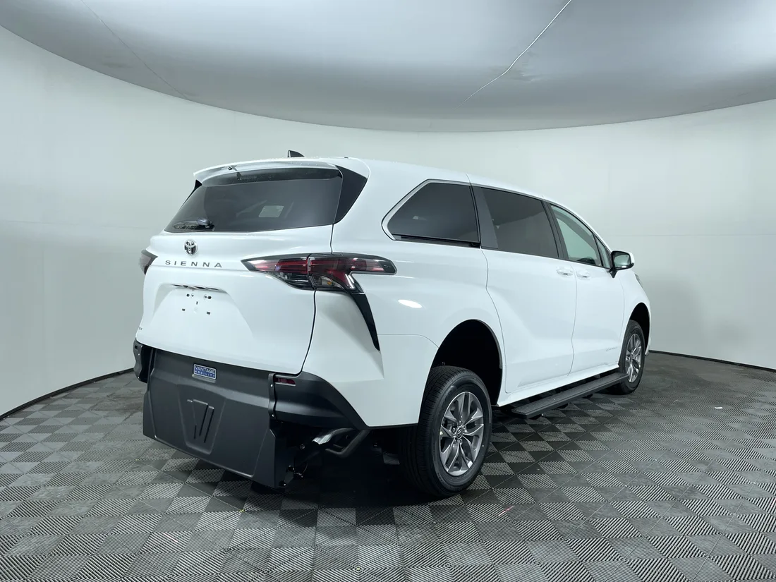 Rear view of the Sienna WAV